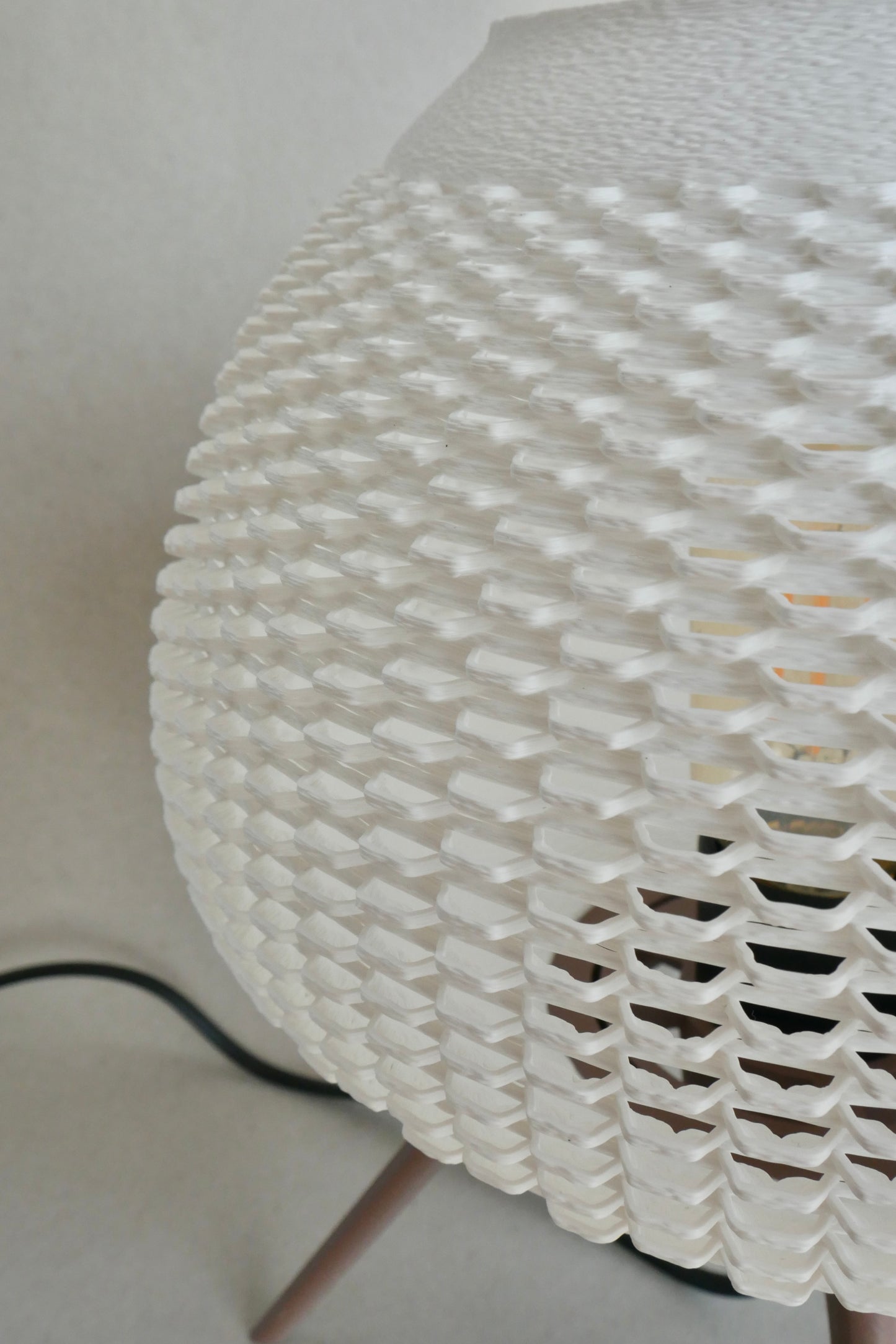Ambient Table Lamp | Woven Shell Design | OMRA
