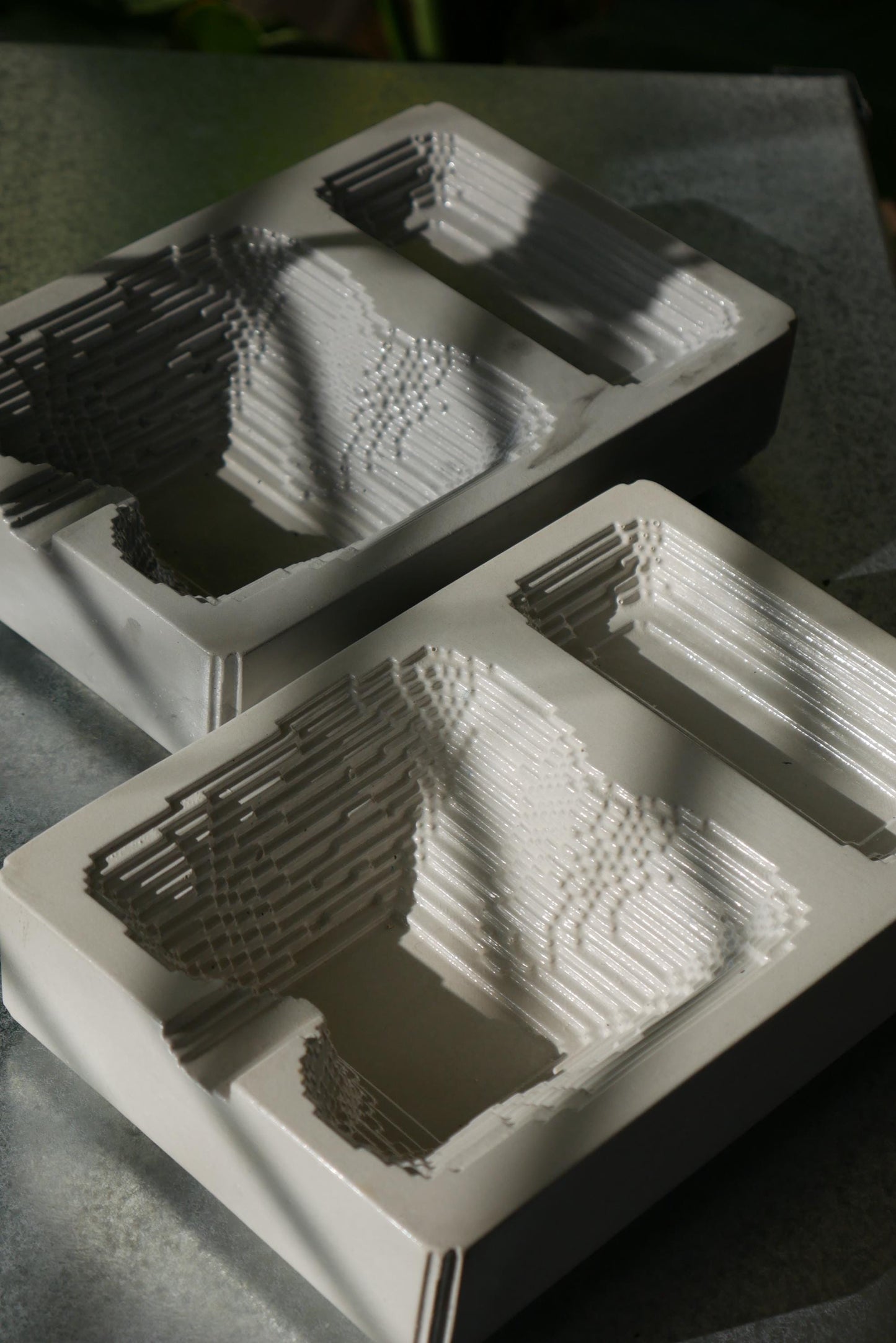 Concrete Burning Tray / Ashtray: Handcrafted Minimalist Concrete Design