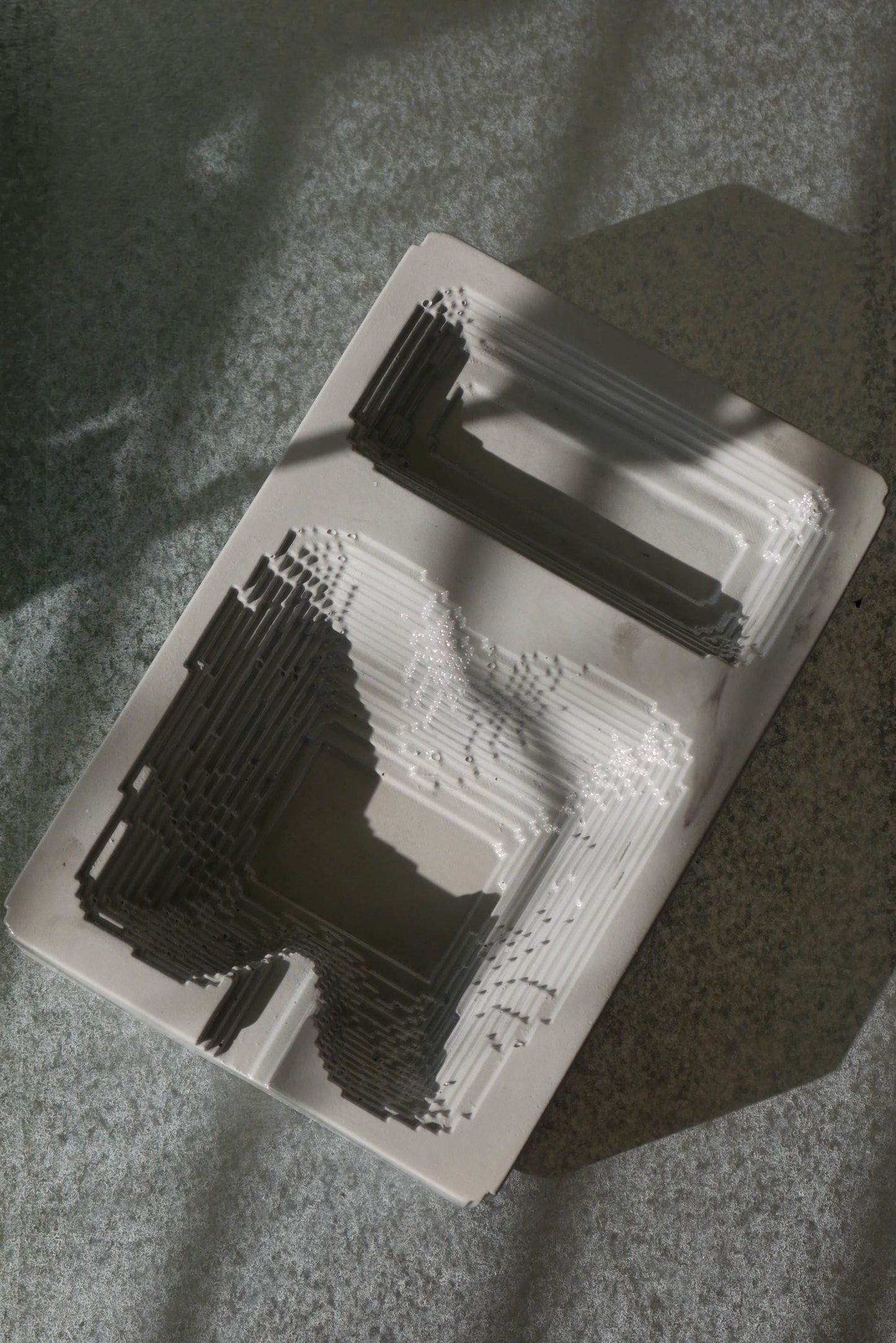 Concrete Burning Tray / Ashtray: Handcrafted Minimalist Concrete Design