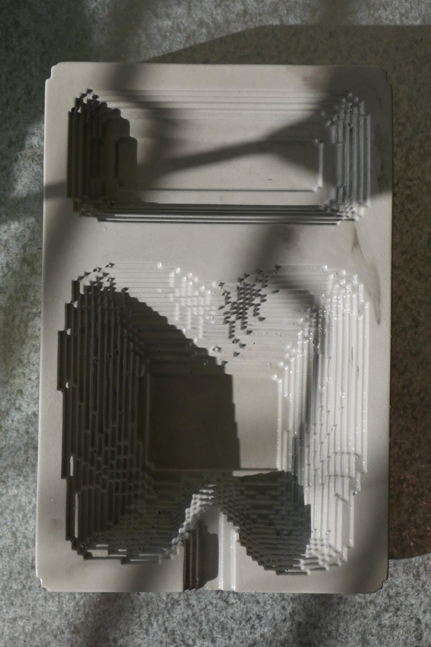 Concrete Burning Tray / Ashtray: Handcrafted Minimalist Concrete Design