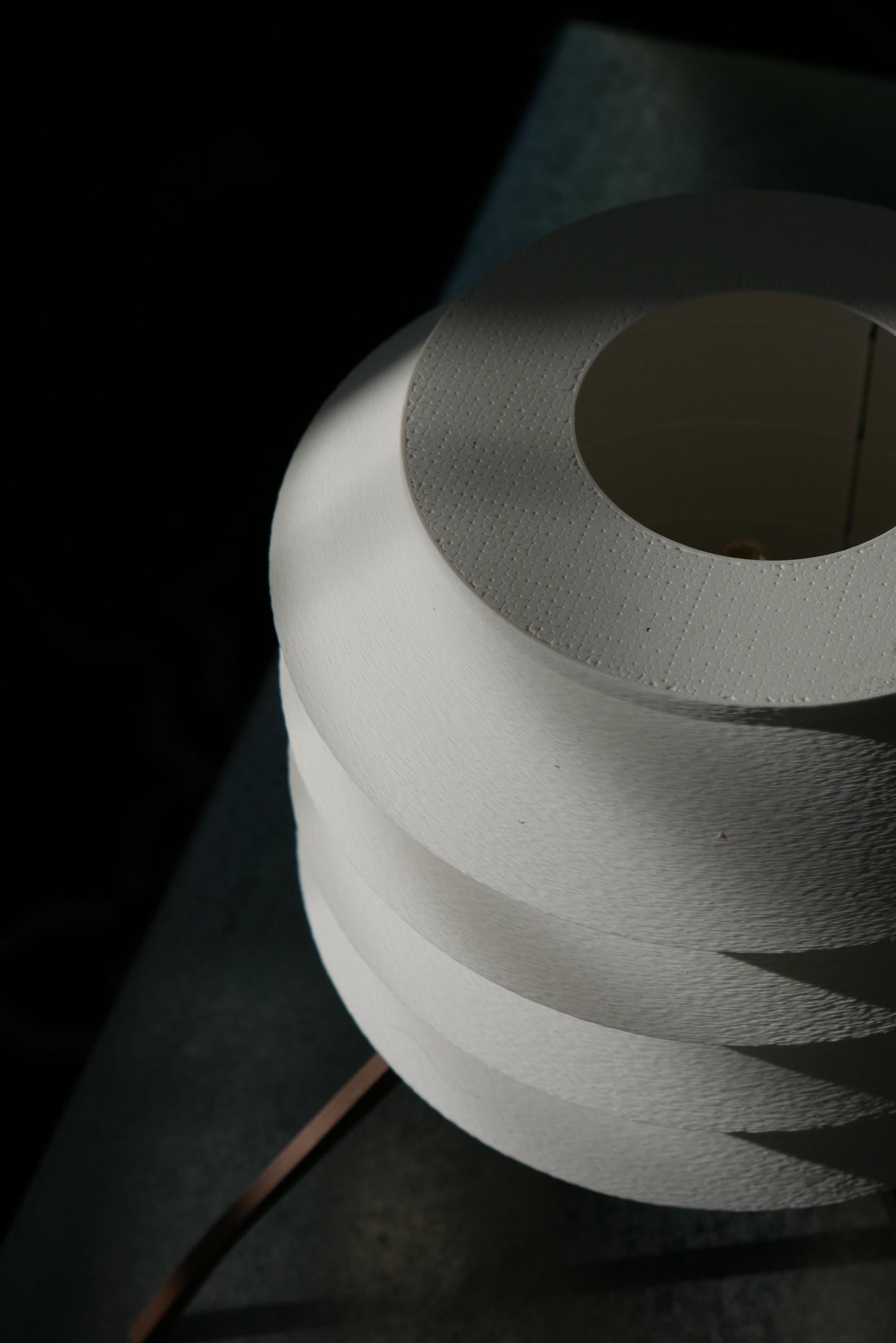 Small Ambient Ring Lamp • Modern Cylinder Light • Warm Decor • Minimalist Table Lamp [ARLO Mini]